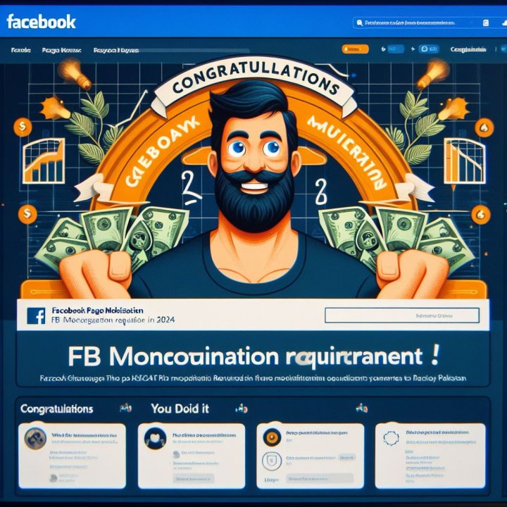 Facebook page monetization in Pakistan | fb Monetization Requirements in 2024
